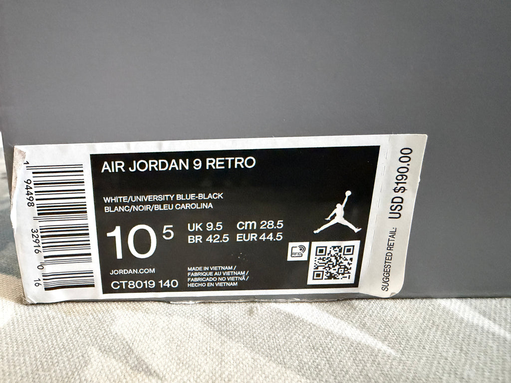 Air Jordan 9 Retro University Blue